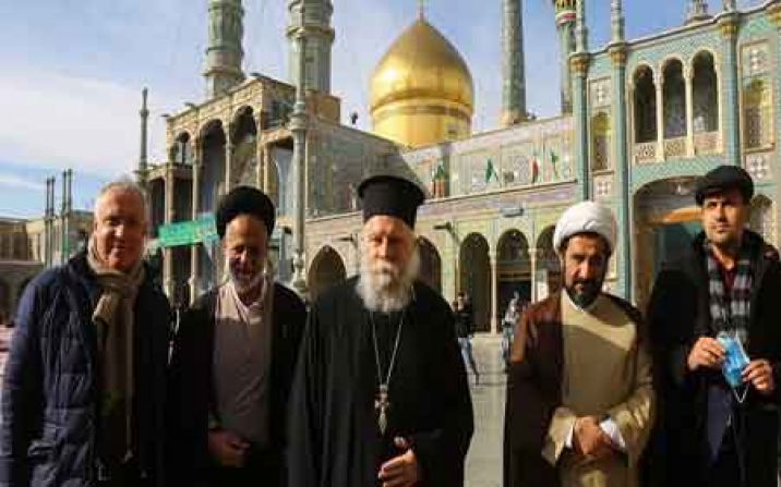 دبیر صومعه متامورفوسیس یونان در آستان قم حضوریافت دبیر صومعه متامورفوسیس یونان در آستان قم حضوریافت